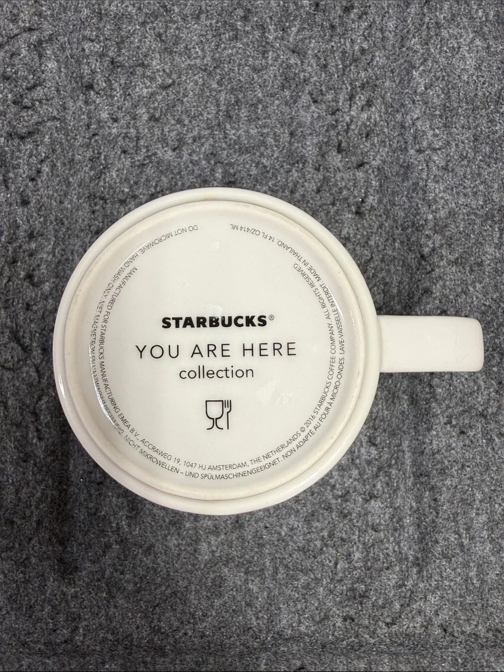 Starbucks city skyline
